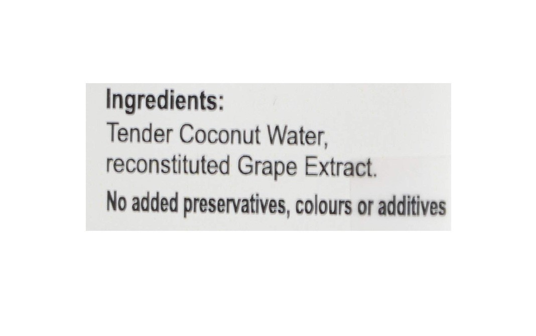 Madhura Tender Coconut Water Grape Blend   Tetra Pack  200 millilitre